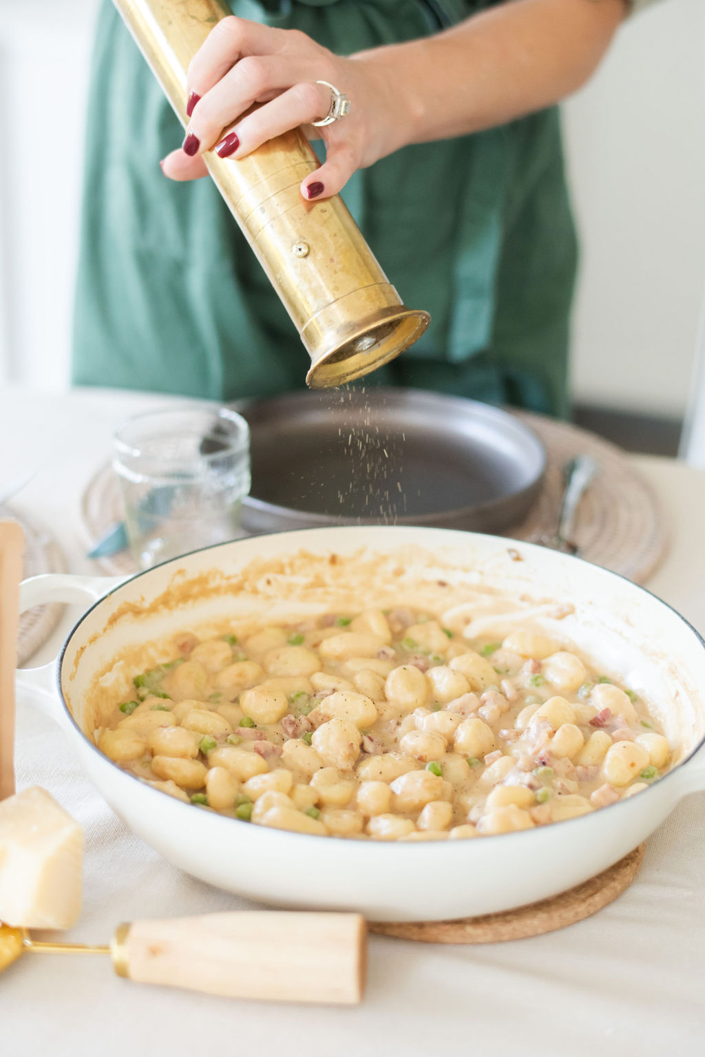 Creamy Gnocchi with Pancetta and Peas Verily Kitchen